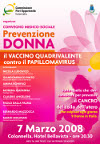 Locandina convegno Prevenzione Donna